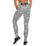 Grey Camouflage Yoga Leggings