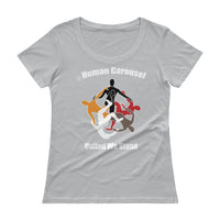 Human Carousel Ladies' Scoopneck T-Shirt
