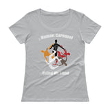 Human Carousel Ladies' Scoopneck T-Shirt