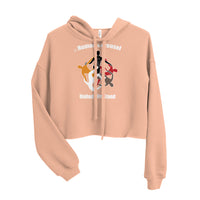 Human Carousel Crop Hoodie