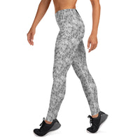 Grey Camouflage Yoga Leggings