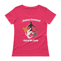 Human Carousel Ladies' Scoopneck T-Shirt