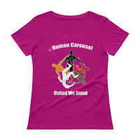 Human Carousel Ladies' Scoopneck T-Shirt