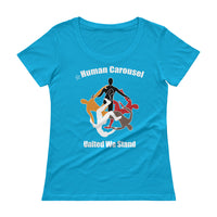 Human Carousel Ladies' Scoopneck T-Shirt