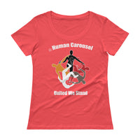 Human Carousel Ladies' Scoopneck T-Shirt