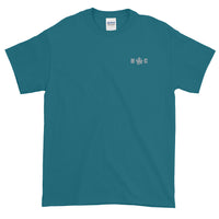 Human Carousel Embroidered Short-Sleeve T-Shirt