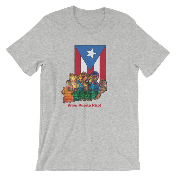 Puerto Rico Flag Short-Sleeve Unisex T-Shirt