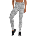 Grey Camouflage Yoga Leggings